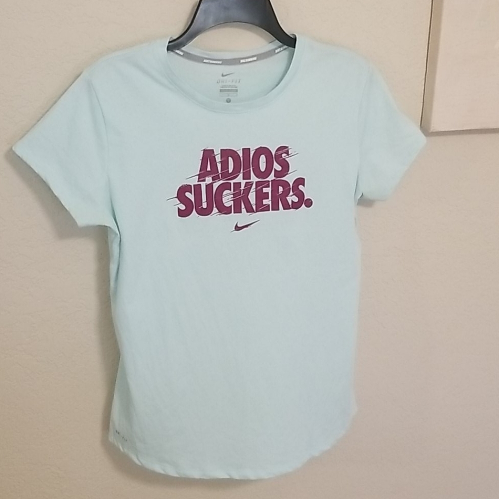 NIKE Runnning Dri Fit Adios Suckers t shirt